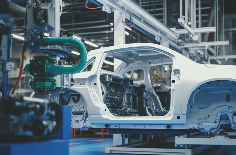 自动化生产流水线上的机器人实拍图,高清,摄影图,摄影图片,图片大全,摄影图免费下载